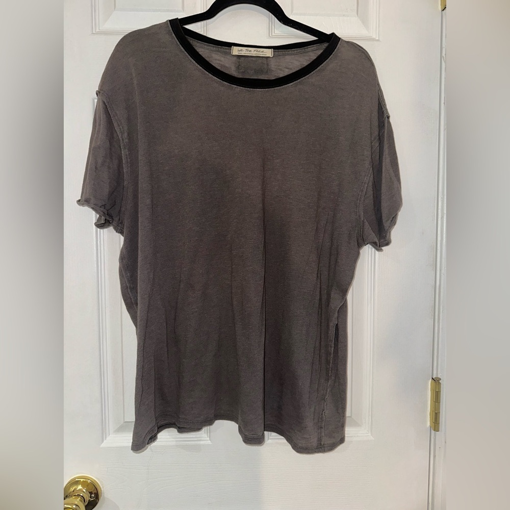 We The Free Charcoal Short Sleeve Tee (Small)